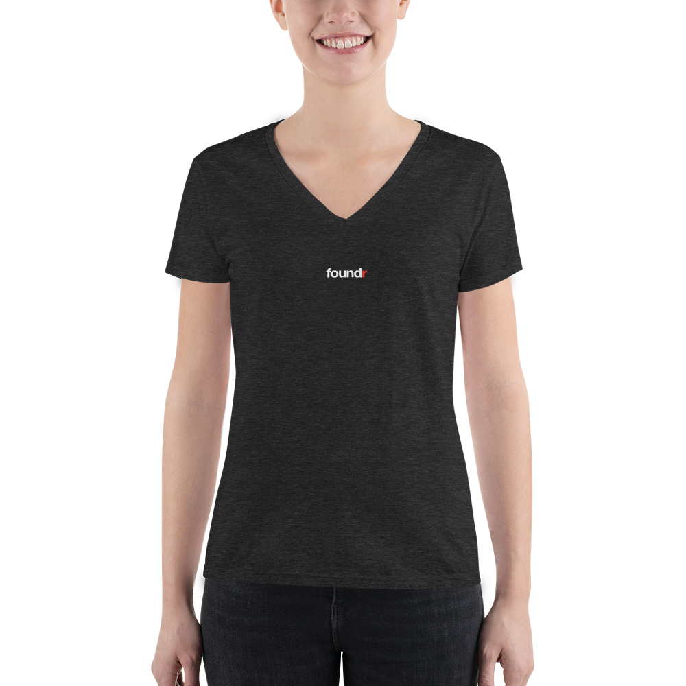 Foundr Women's Deep V-Neck T-Shirt